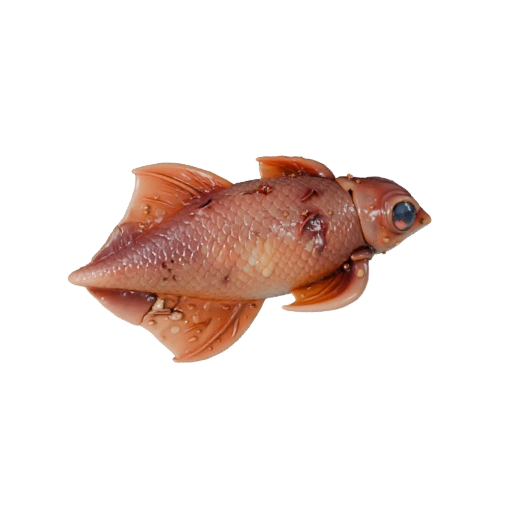 Высокополигональный кальмар 3D модель - Детализированный STL ресурс для печати