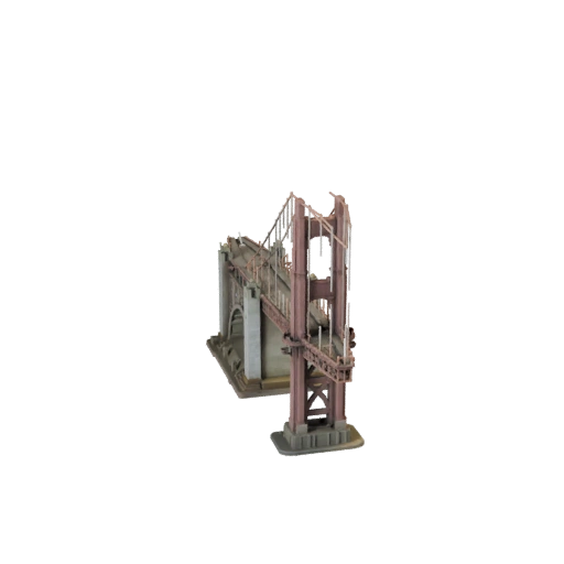 Golden Gate Brücke 3D Modell für Unreal - Echtzeit-Asset