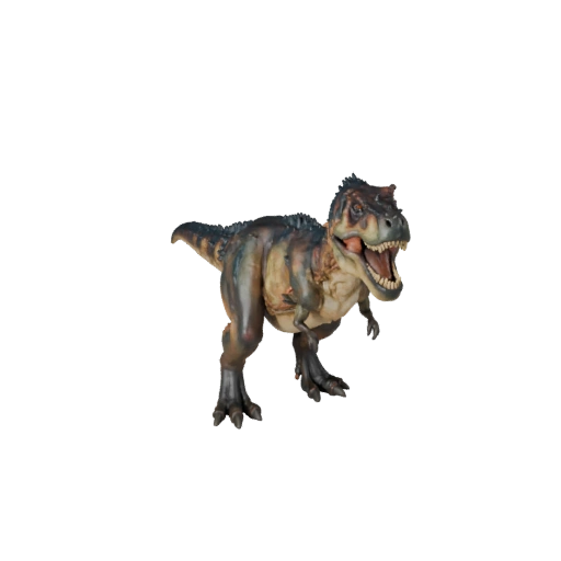 Реалистичная 3D модель тираннозавра рекса - rigged PBR ассет для игр