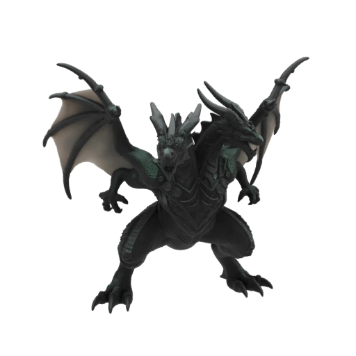 Фэнтези дракон босс миниатюра STL - Сокрушение