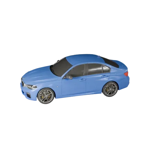 3D модель седана для Blender - Готовый к рендерингу ассет Pro