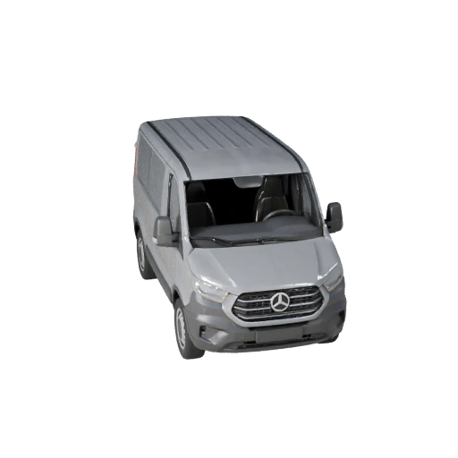 3D модель фургона для Blender и игр - PBR ассет