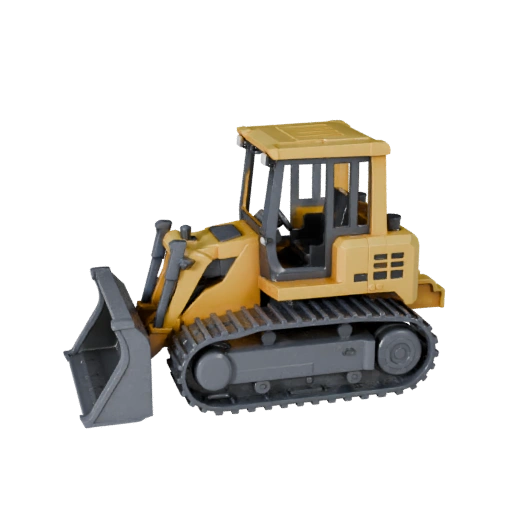 Печатный бульдозер STL 3D модель - Дисплей и Коллекционирование
