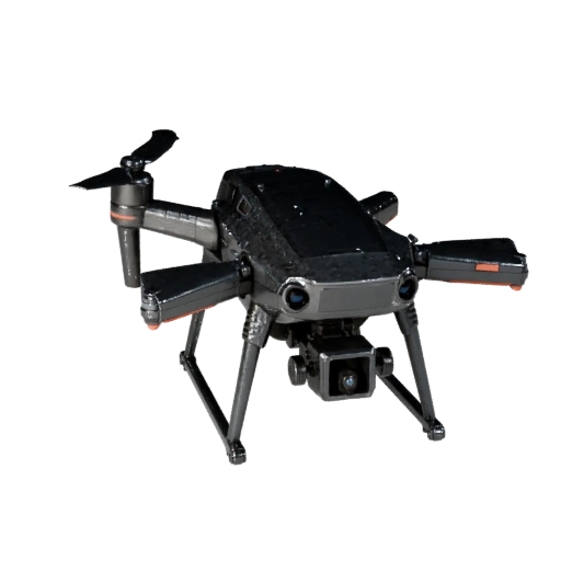 3D модель квадрокоптера дрона для Blender - Реалистичный PBR