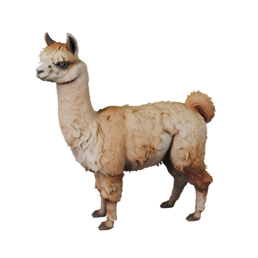 3D модель Альпаки для Unity - Готовый игровой ассет, FBX | Без роялти