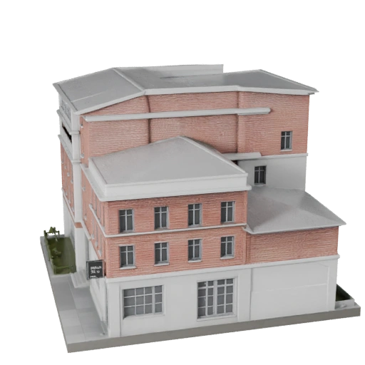 Средиземноморская вилла 3D модель для Unity - игровой ресурс