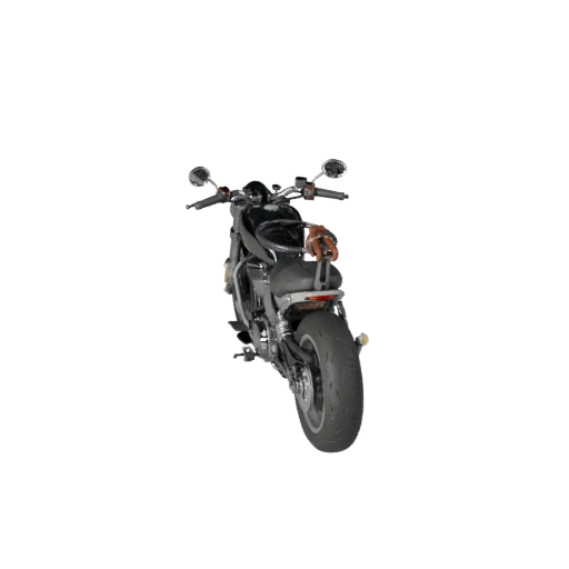 Готовый к игре мотоцикл-крейсер 3D модель для использования в реальном времени