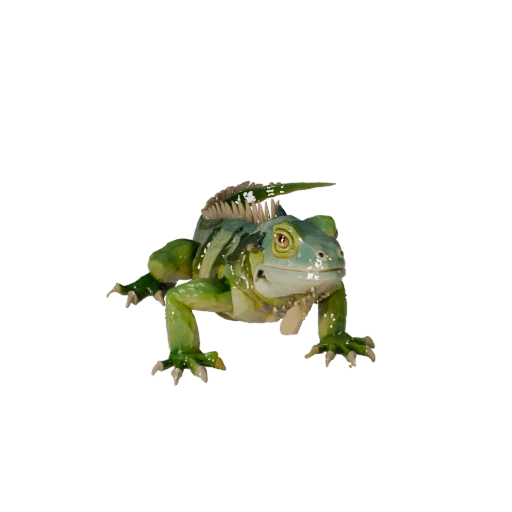 Низкополигональная 3D модель игуаны - игровой ассет для Unity с FBX | Бесплатно