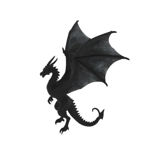 Фэнтези дракон воин миниатюра STL - Размах крыльев