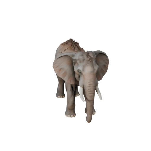 Высокополигональная 3D модель азиатского слона - Детальный STL ресурс для печати