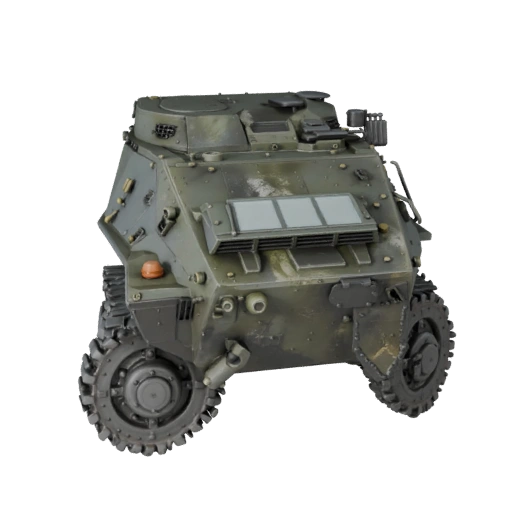 Высокополигональная 3D модель ifv для студийных рендеров PBR