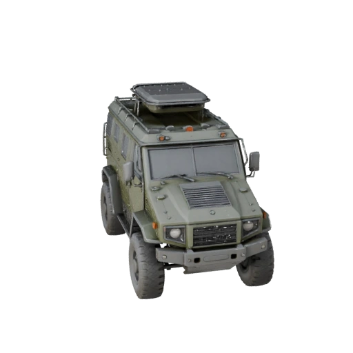 3D модель бронеавтомобиля для Blender и игр - реалистичный PBR (Legacy)