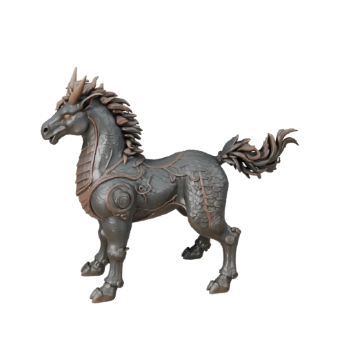 Высокополигональный Пегас 3D Модель - Детальный STL Ресурс для Печати