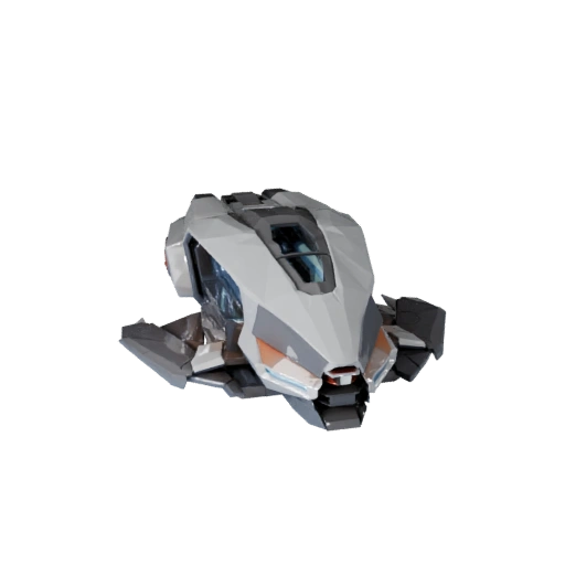 3D модель спидер байка - Низкополигональный, готовый к игре, PBR