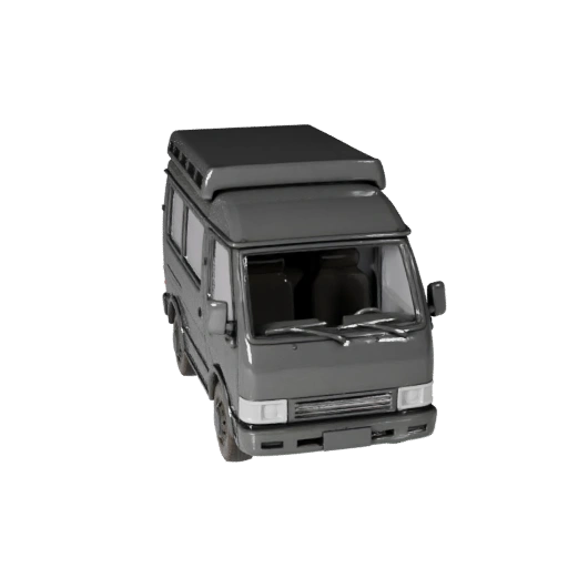 Печатный микроавтобус STL 3D модель для коллекционных предметов и демонстрации