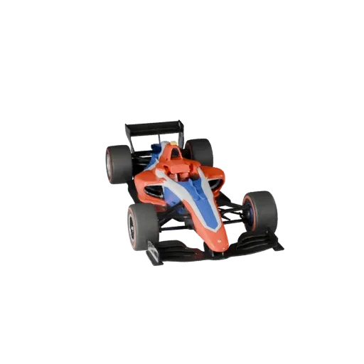 3D модель гоночного болида для Blender и игр - реалистичный PBR