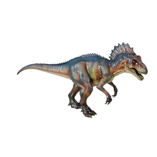 3D модель Спинозавра для Blender - PBR ресурс с текстурами