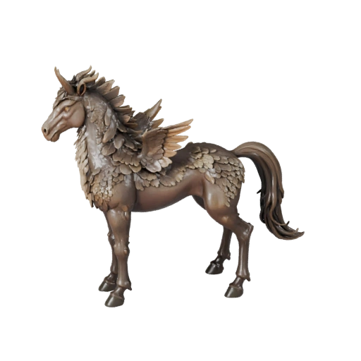 Реалистичный 3D модель Пегаса - Rigged PBR Asset для игр | PBR