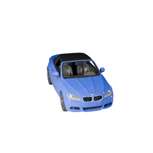 Готовый к игре кабриолет 3D модель для игр в реальном времени - PBR (Legacy)