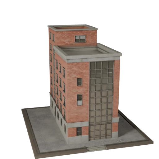 Modello 3D Beach House per Unity - Asset di Gioco per Architettura