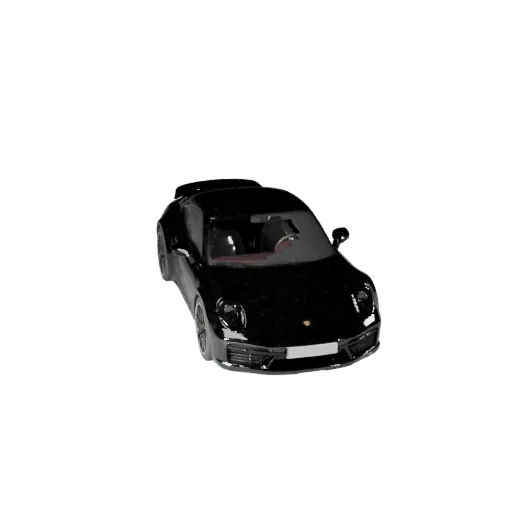 3D-модель спортивного автомобиля, вид в три четверти в студии, готовый к работе в Blender транспортный актив с линиями кузова