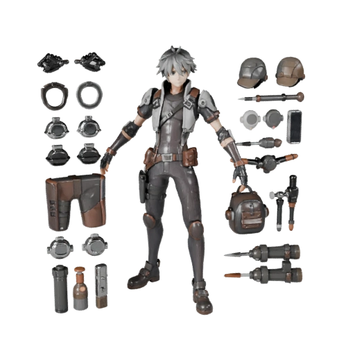 Модель аниме-пилота - с ригом