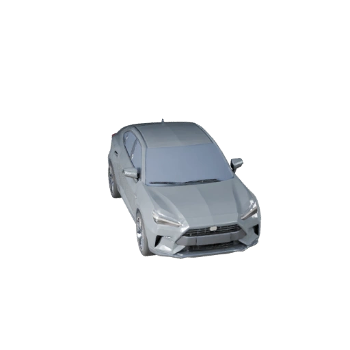 Низкополигональный городской автомобиль 3D модель для Unity и Unreal PBR Asset