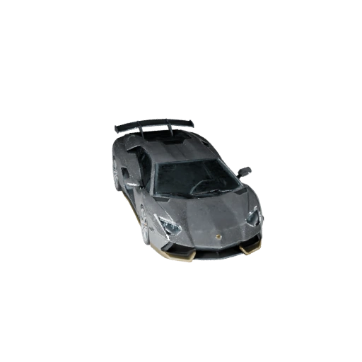 Реалистичный суперкар в стиле Lamborghini 3D модель