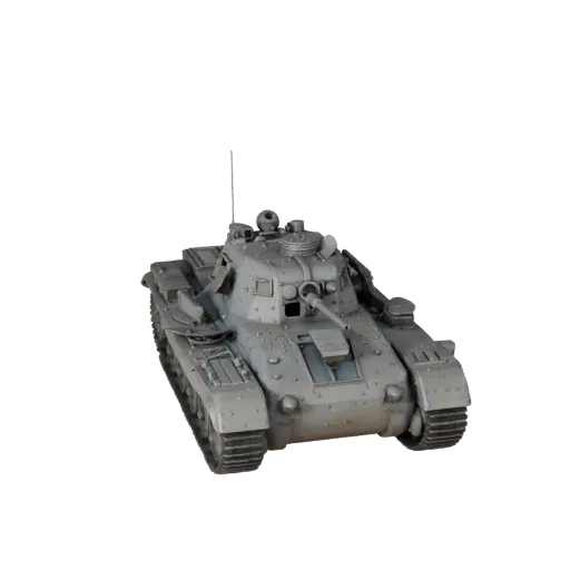 Готовая к игре 3D-модель патрульного катера времен Второй мировой войны, трехчетвертной студийный вид, готовый к производству