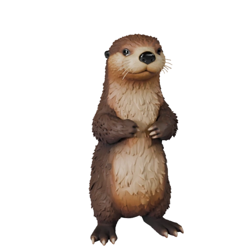 Высокополигональный калан 3D модель - Детальный STL ресурс для печати