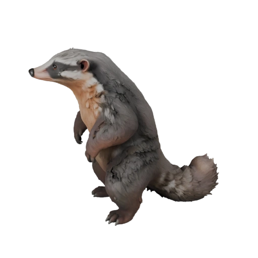 Реалистичный муравьед 3D модель - rigged PBR ассет для игр | PBR