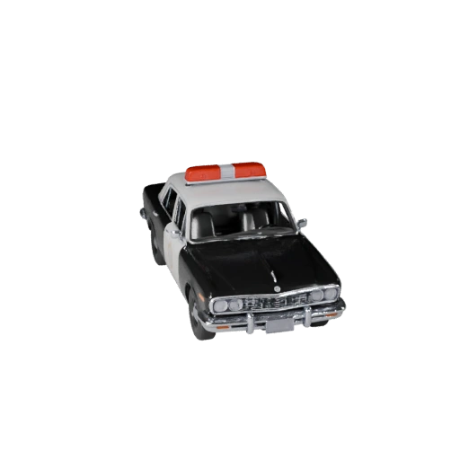 Винтажный полицейский автомобиль 3D модель для Blender и игр - PBR