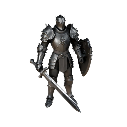 Модель персонажа Паладин в стиле стимпанк - с ригом