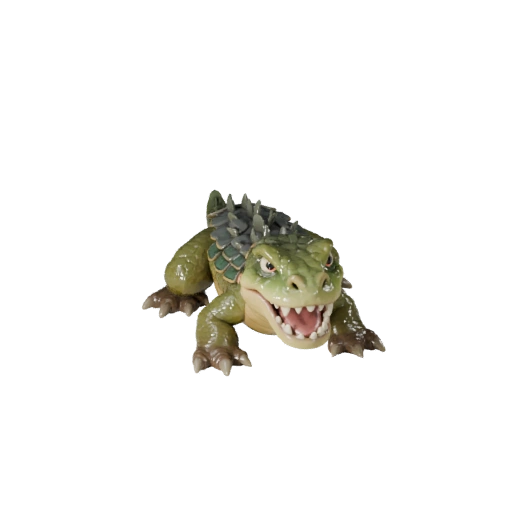 Мультяшный удав 3D модель - Стилизованный ассет для анимации