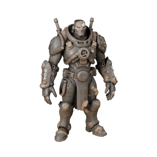 Научная фантастика Штурмовой NPC Ученый Модель Персонажа - С ригом