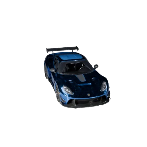 3D модель спортивного автомобиля для Blender и игр - реалистичный PBR