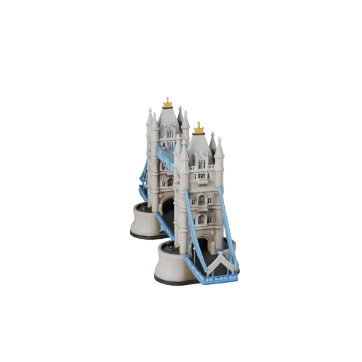 Печатная модель Тауэрского моста в STL - Печатный масштабный актив