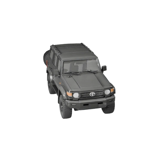 Печатный SUV в стиле Toyota STL 3D модель - Дисплей