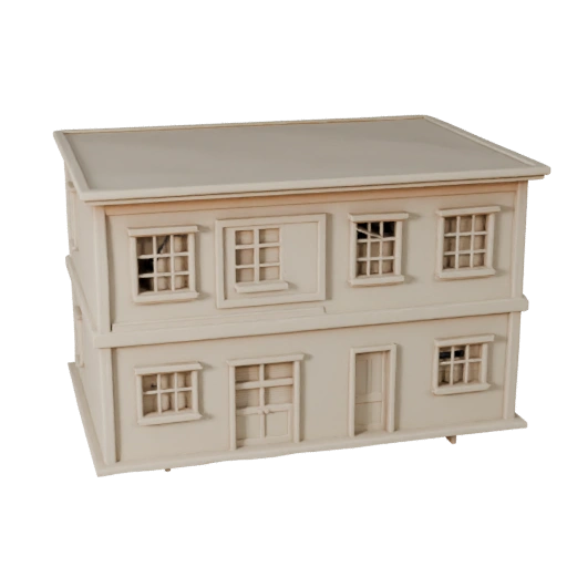 نموذج ثلاثي الأبعاد قابل للطباعة لمنزل صغير بصيغة STL - أصل مقياس للنماذج المصغرة