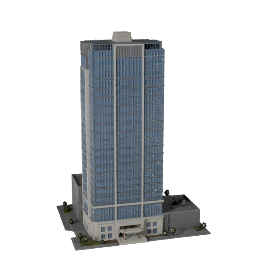 Modello 3D di Edificio per Uffici Grattacielo per Unreal - Asset Realtime
