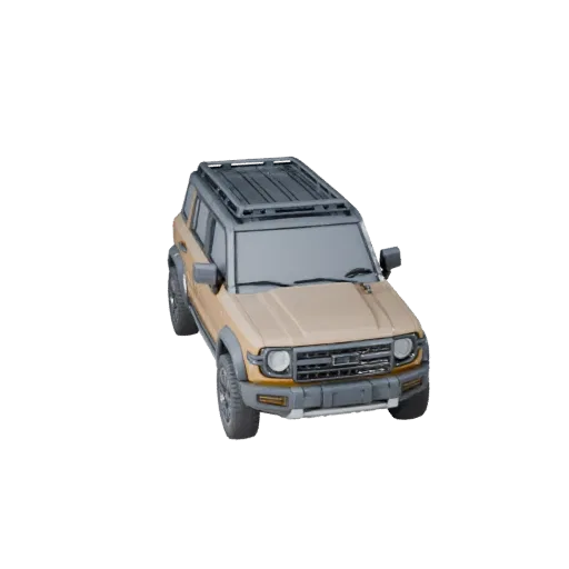 Печатный компактный внедорожник STL 3D Модель для коллекционных предметов и