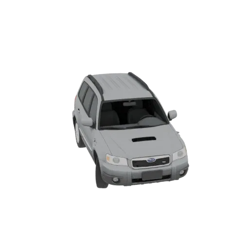 3D модель Subaru Forester Cross Sport 2006 года, вид спереди