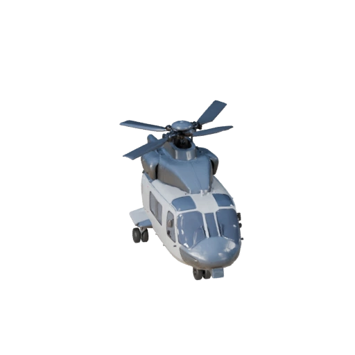 Грузовой вертолет 3D модель для Unreal Engine - Готов к игре