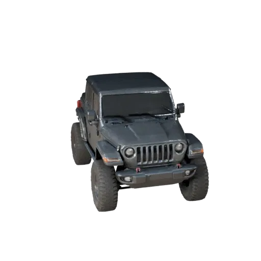 3D модель Off Road Suv, трехчетвертной студийный вид, готовый для Blender актив транспортного средства с вертикальными пропор