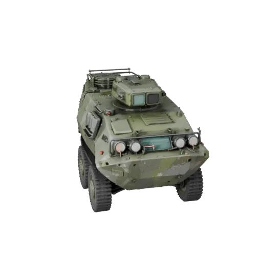 Высокополигональная 3D-модель Mrap, студийный вид крупным планом, высокополигональный актив транспортного средства с массивно