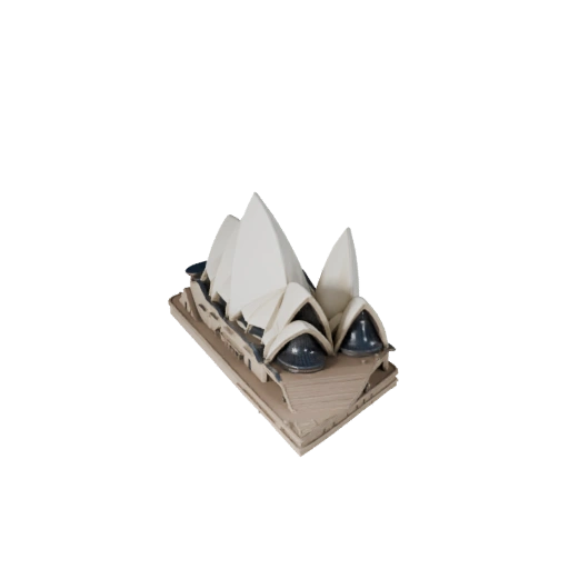 3D модель Сиднейского оперного театра для Unity - игровой ресурс