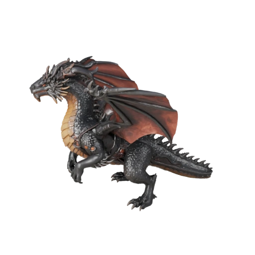 Высокополигональный лесной дракон 3D модель - Детализированный STL ресурс для печати