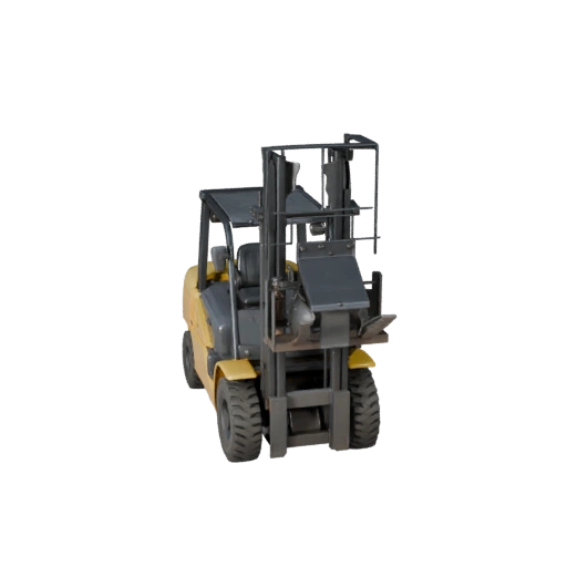 Готовый к игре погрузчик 3D модель для использования в реальном времени