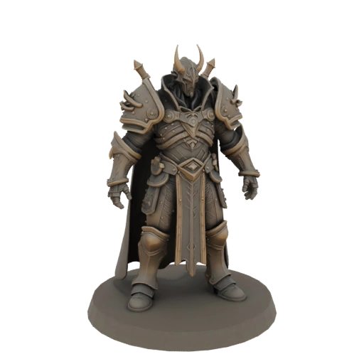 Темное фэнтези Вампир Лорд Миниатюра STL