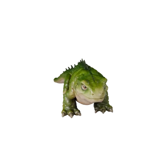 3D модель саламандры, рендер дикой природы сбоку, готовый для Blender ассет животного с линией рта, подвижностью конечностей,